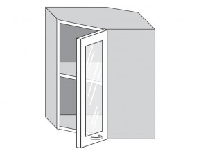 1.60.3у Шкаф настенный (h=720) угловой на 600мм со стекл. дверцей в Снежинске - snezhinsk.магазин96.com | фото