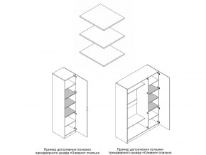 Комплект полок шкафа 1 дверного или 3 дверного в Снежинске - snezhinsk.магазин96.com | фото