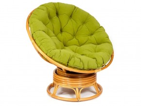 Кресло-качалка Papasan w 23/01 B с подушкой Honey, флок Олива в Снежинске - snezhinsk.магазин96.com | фото