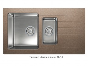 Мойка комбинированная Tolero twist TTS-890 Темно-бежевый 823 в Снежинске - snezhinsk.магазин96.com | фото