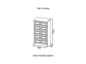 ВМ-10 Комод в Снежинске - snezhinsk.магазин96.com | фото